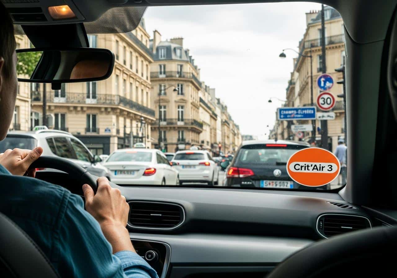 Puis-je rouler dans Paris avec Crit air 3 ?
