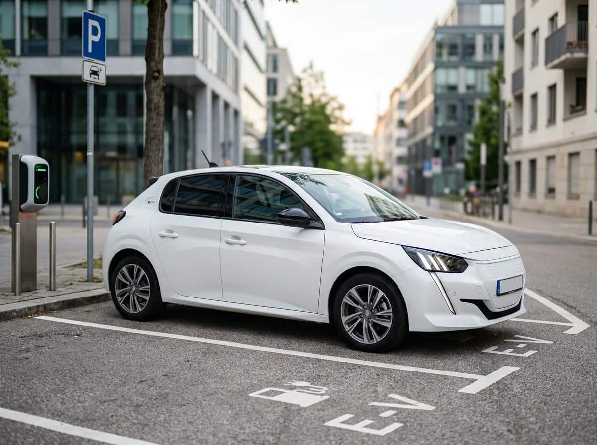 Voiture électrique compacte MG4 Urban vue extérieure