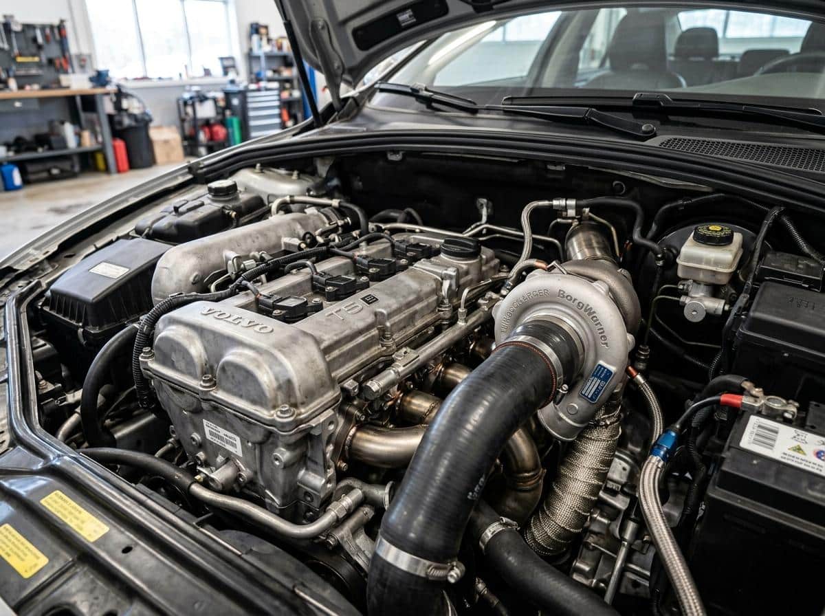 Moteur 1.6 THP turbocompressé vue compartiment moteur