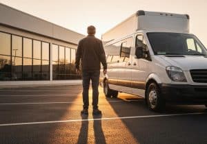 Quelle caution pour location utilitaire Leclerc ?