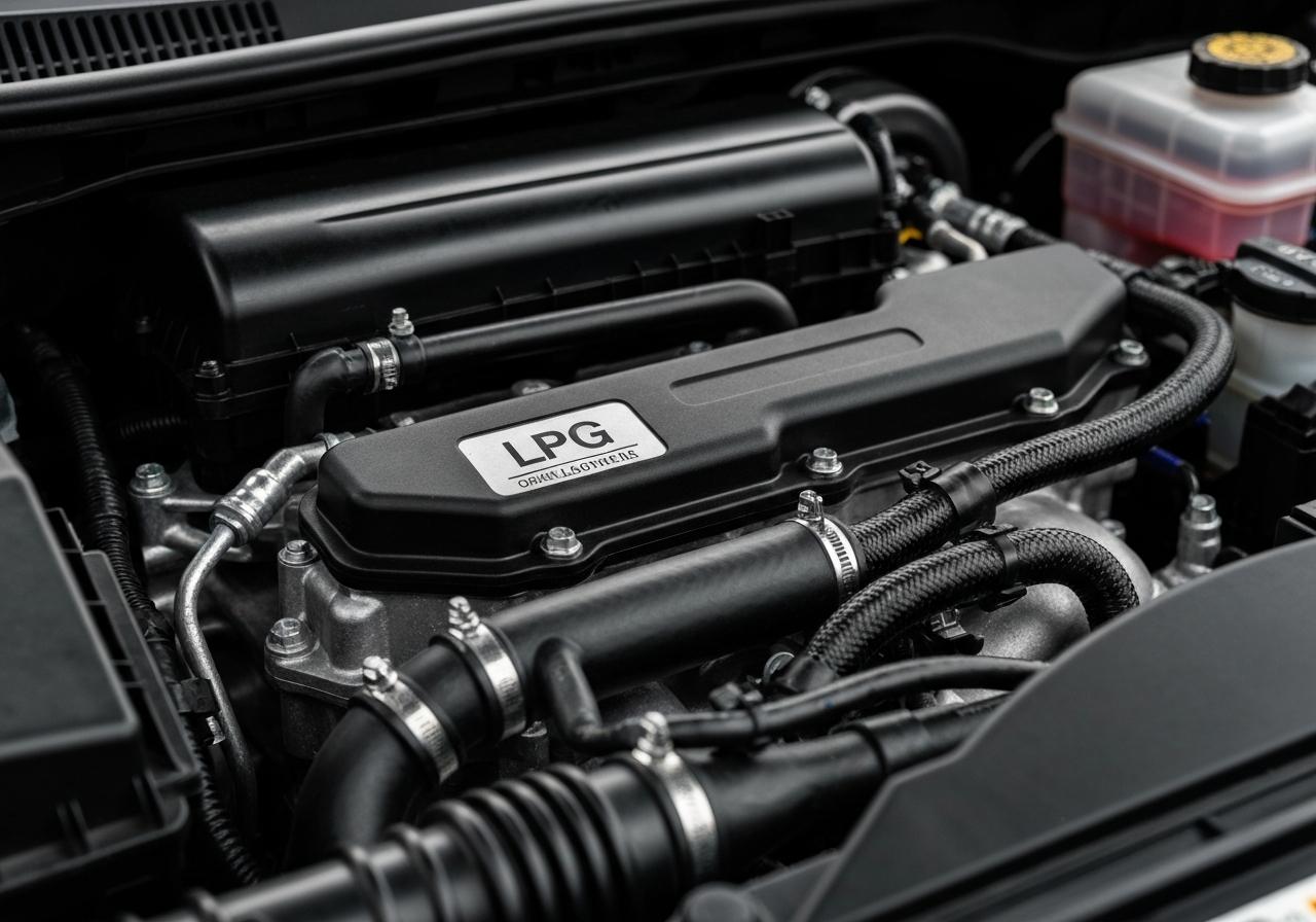 Moteur bicarburation Dacia Duster GPL sous capot
